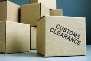 customs clearance boxes