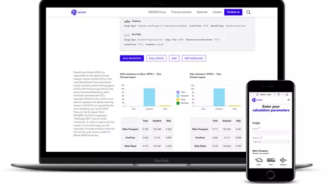 GEODIS website to host emissions calculator for assessing the environmental impact of freight transport 